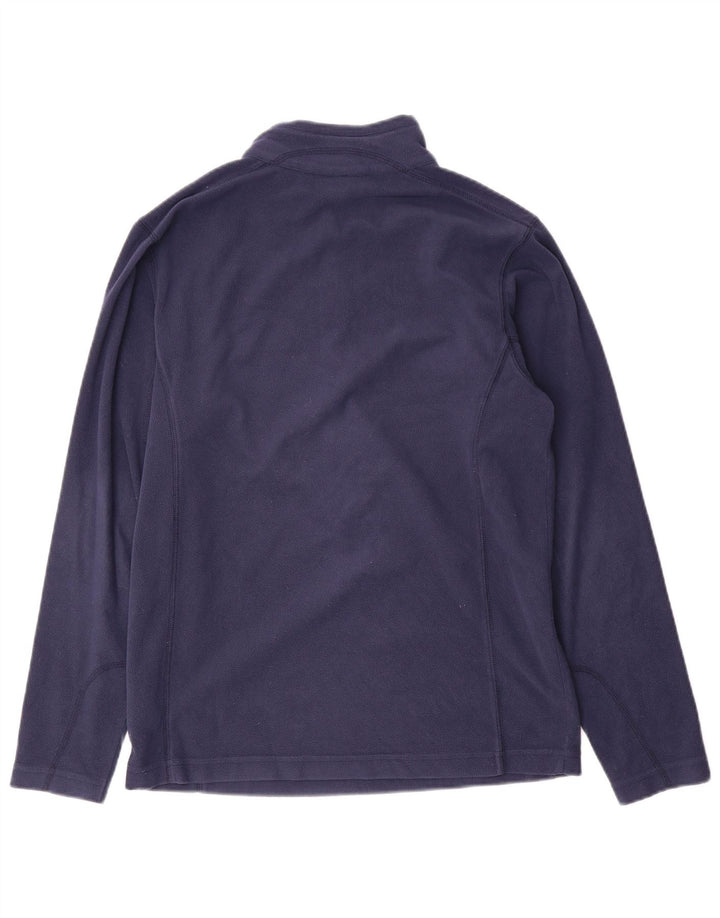 Columbia Ανδρικό φερμουάρ με λαιμόκοψη Fleece Jumper Μικρό Navy Blue Polyester