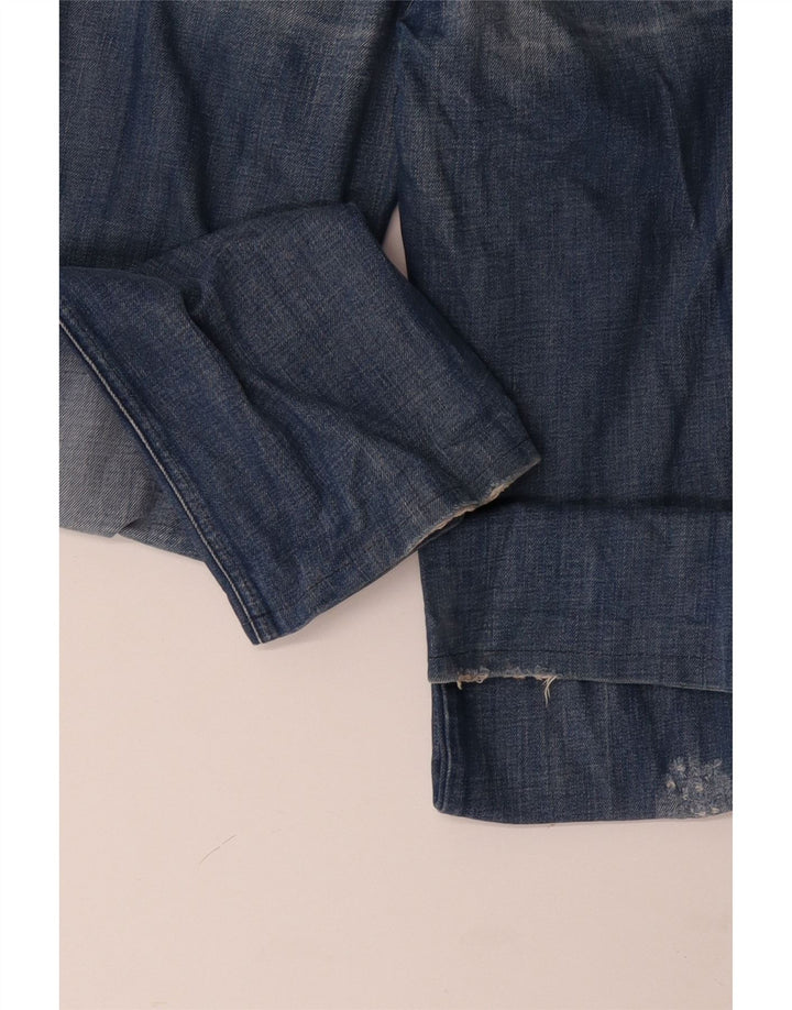 Γυναικεία DIESEL Distressed Bootcut Jeans W31 L29 Blue Cotton