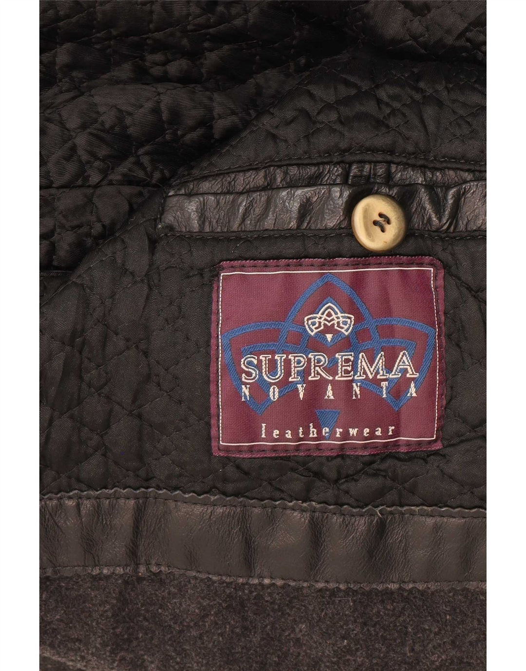 Suprema Ανδρικό Δερμάτινο Μπουφάν IT 58 4XL Μαύρο