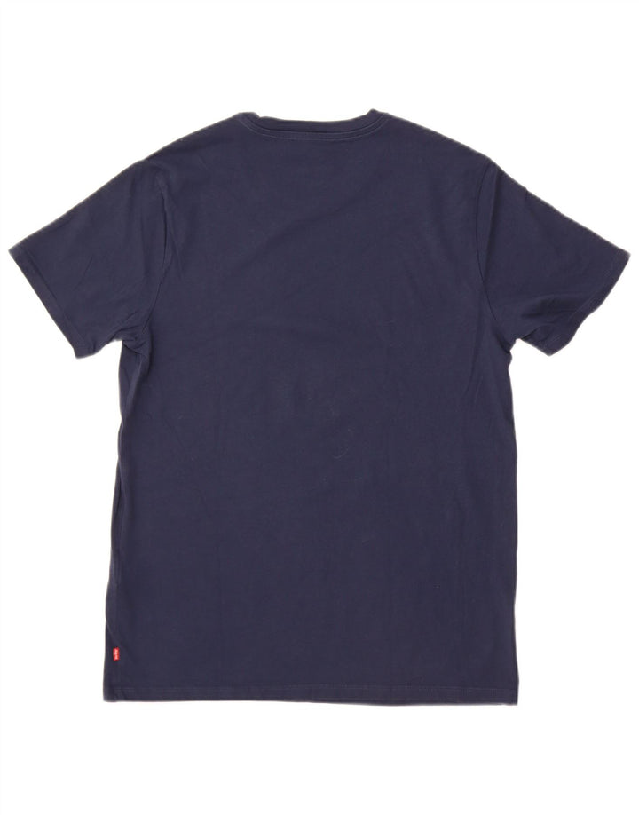 Ανδρικό γραφικό T-Shirt Levi's Top μεσαίο μπλε βαμβακερό