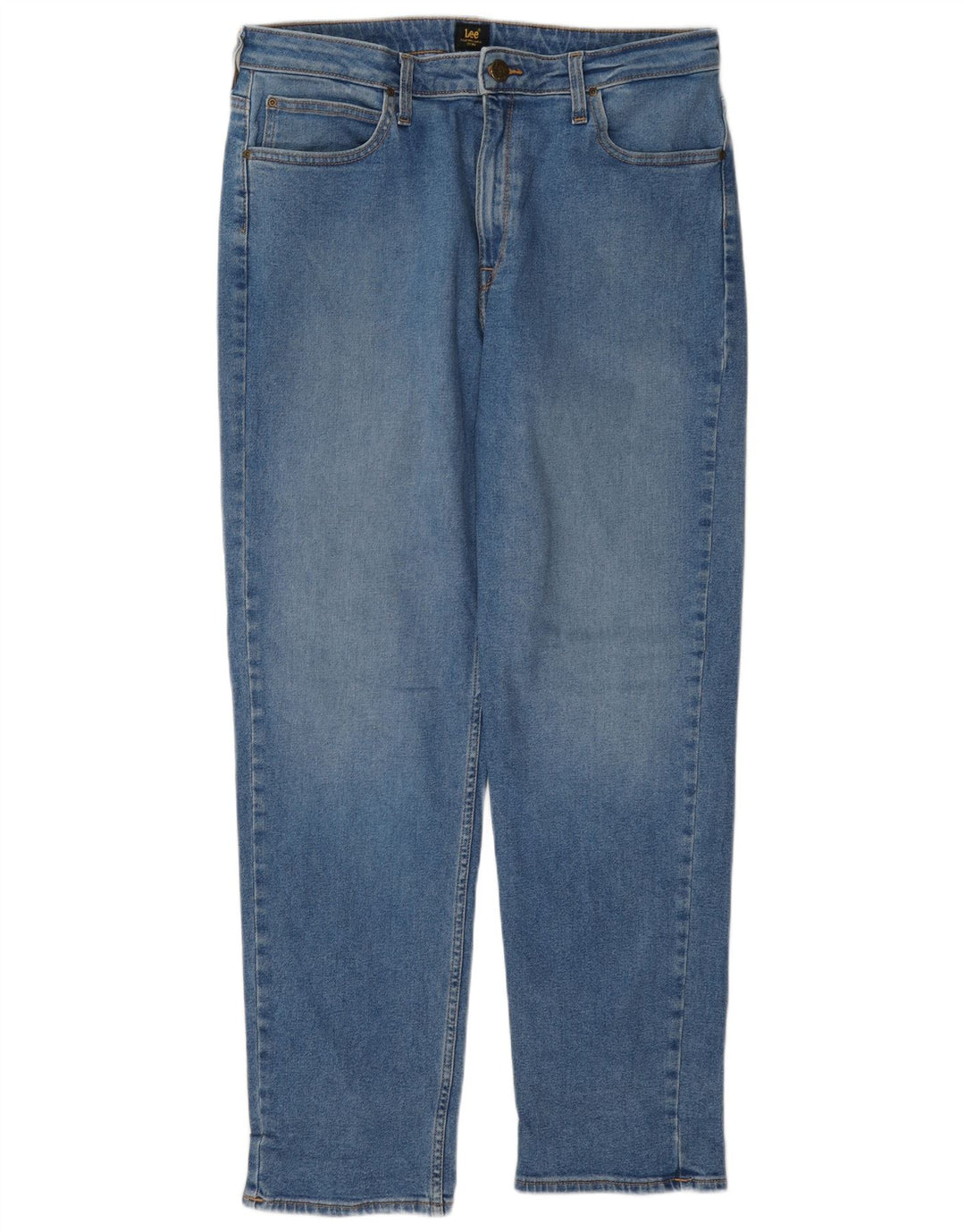 Lee Mens Carol Straight Jeans W33 L29 Μπλε βαμβακερό