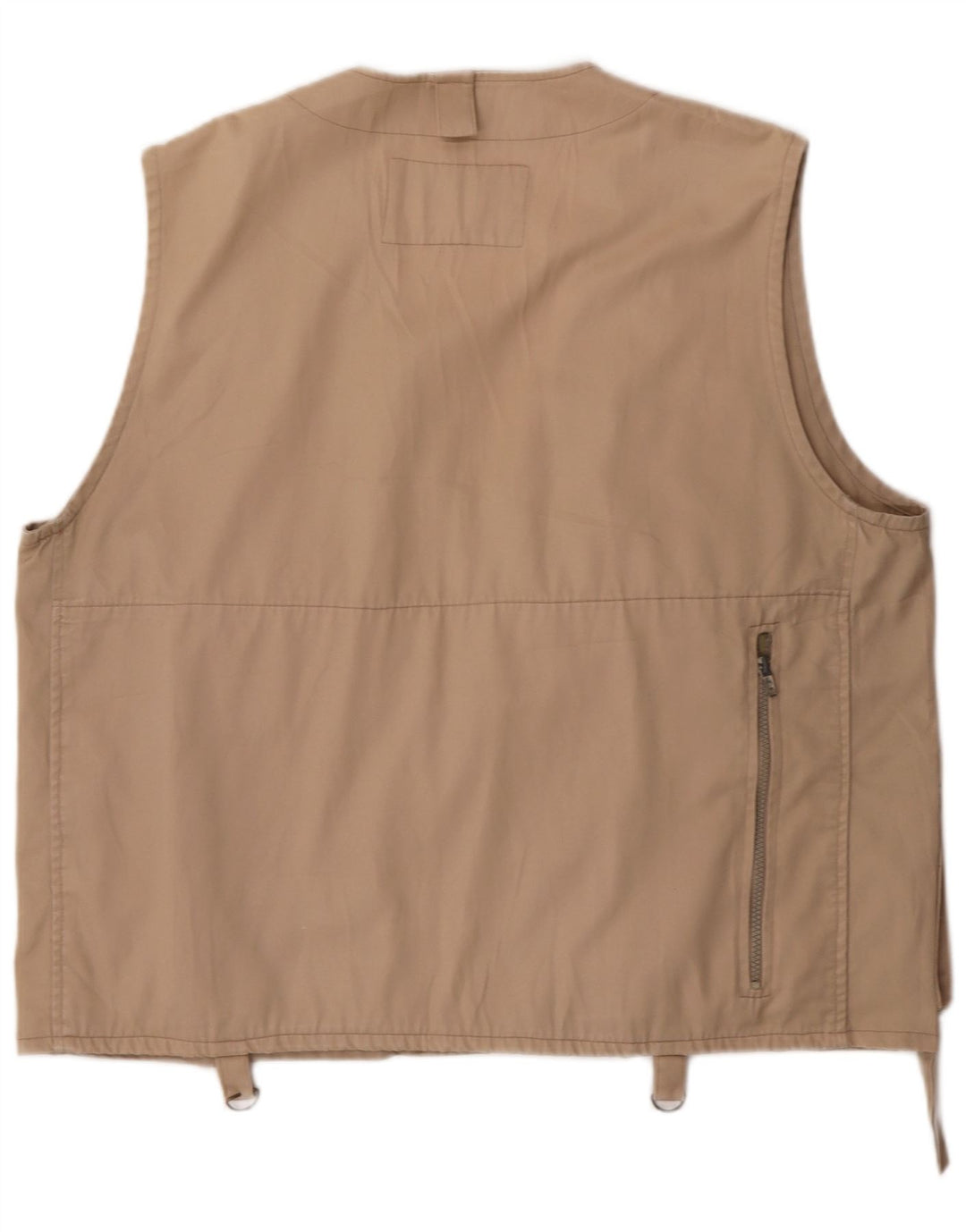 Vintage Mens Utility Gilet UK 42 XL Beige