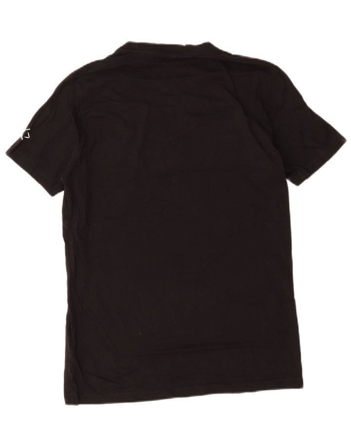 Ανδρικό γραφικό T-Shirt Replay Top Μεσαίο μαύρο βαμβακερό