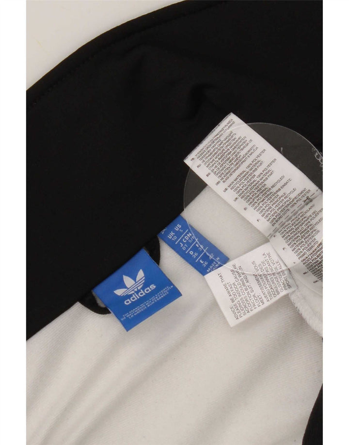 Γυναικεία αθλητική φόρμα Adidas Top Jacket UK 10 Small Black Colourblock Polyester