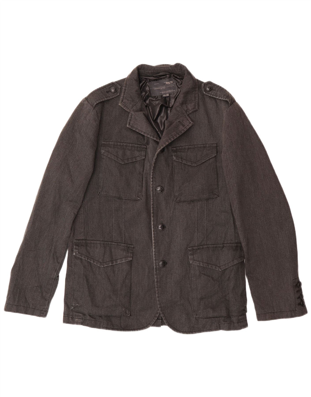 Ανδρικό Utility Μπουφάν Marlboro Classics EU 50 μεγάλο μαύρο βαμβακερό