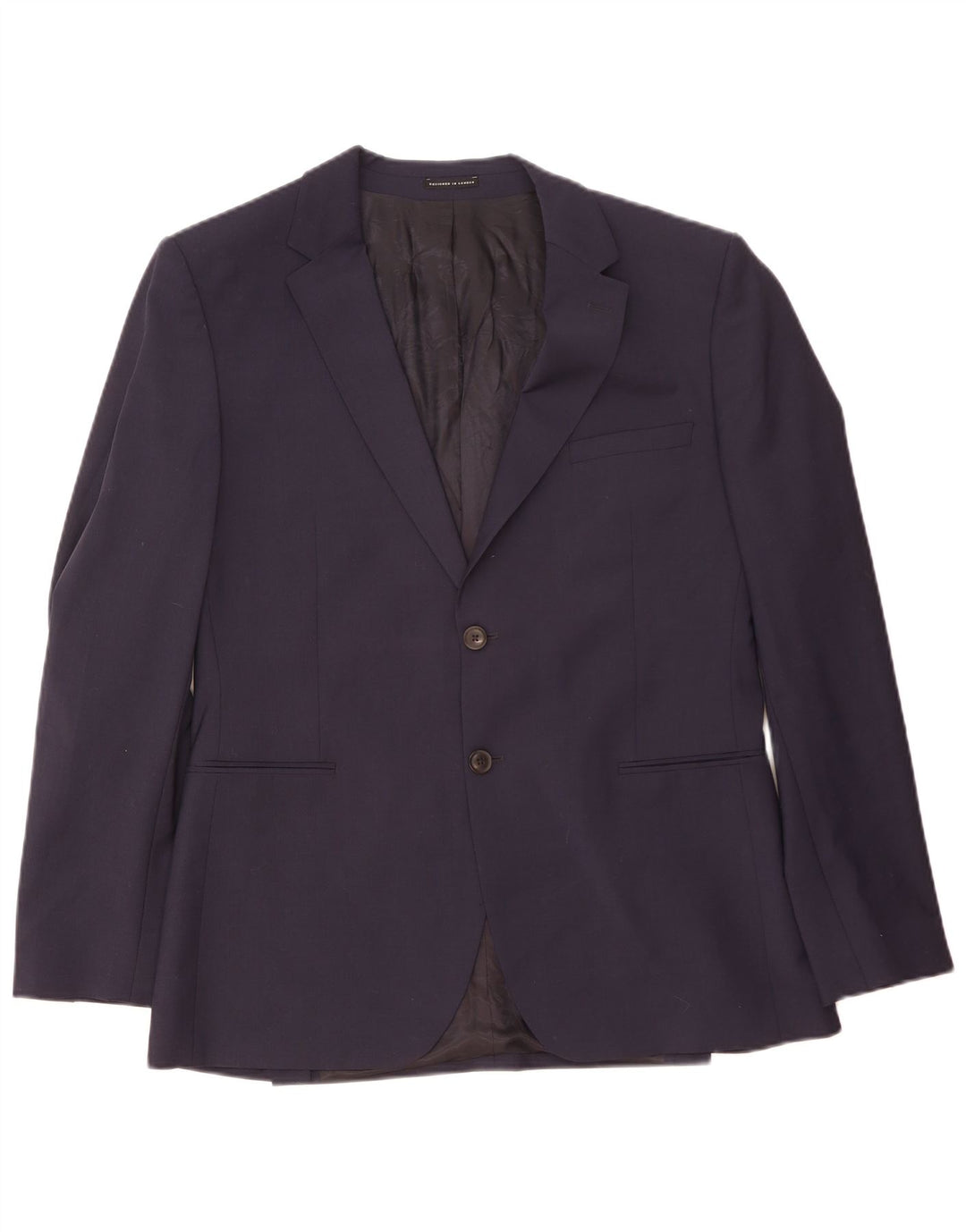 Reiss Ανδρικό σακάκι σακάκι με 2 κουμπιά UK 40 Large Navy Blue Wool