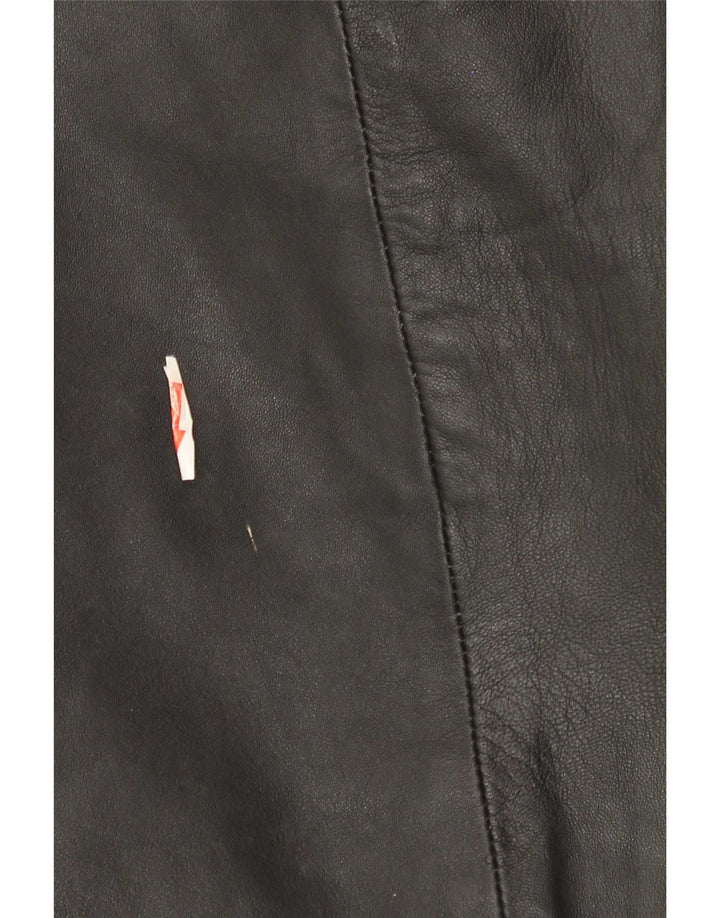 Vintage Ανδρικό Δερμάτινο Μπουφάν UK 42 XL Μαύρο