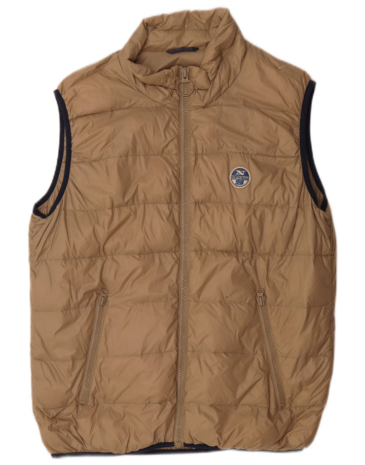 North Sails Mens Padded Gilet UK 42 XL Beige
