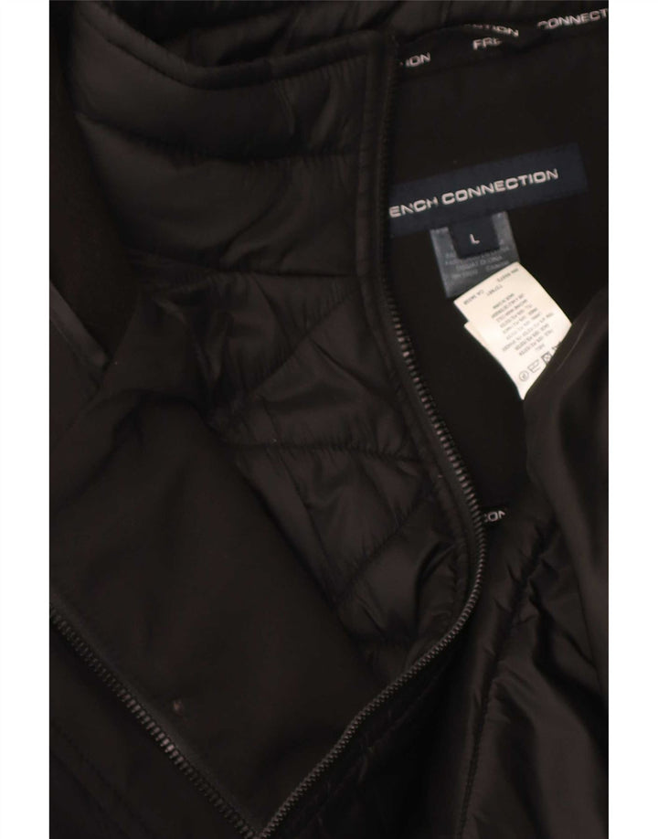 Γυναικείο παλτό UK 16 Large Black Connection Windbreaker French Connection