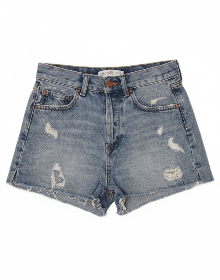 Zara Γυναικείο τζιν σορτς EU 34 2XS W24 μπλε