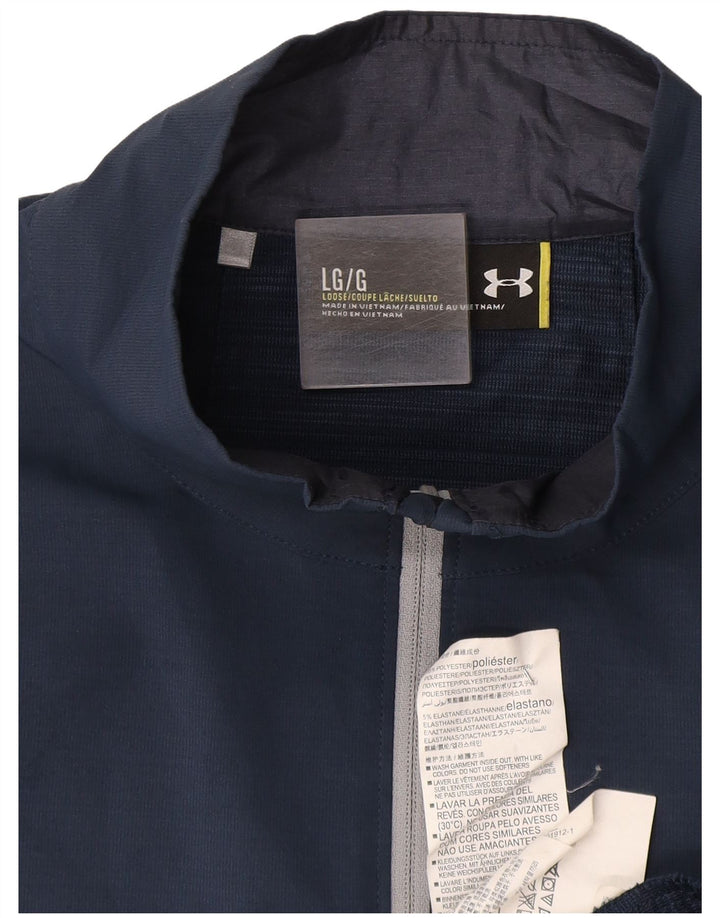 Ανδρική φόρμα πουλόβερ Under Armour Top Jacket Μεγάλο Navy Blue Polyester