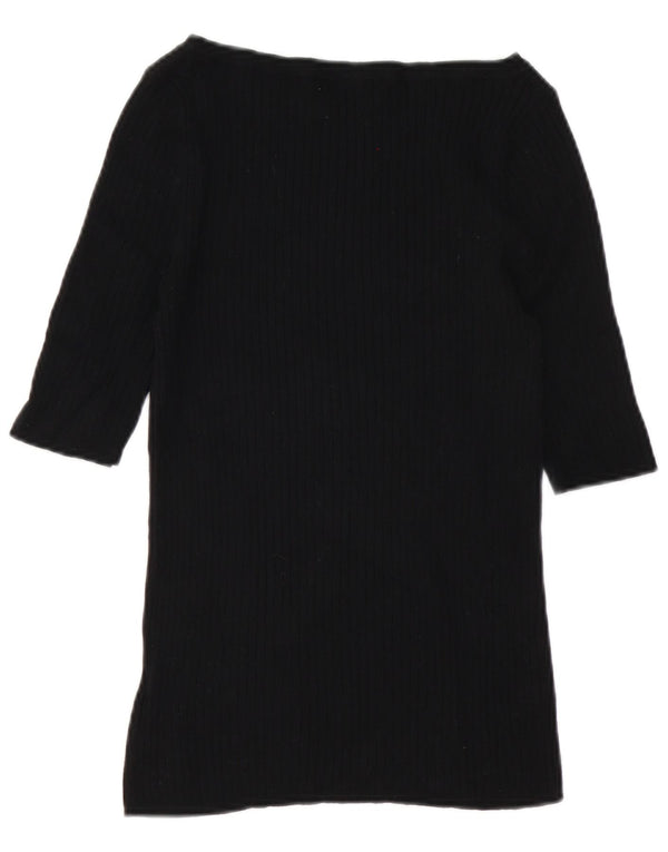 Marks & Spencer Γυναικείο πουλόβερ με λαιμόκαυστο UK 10 Small Black