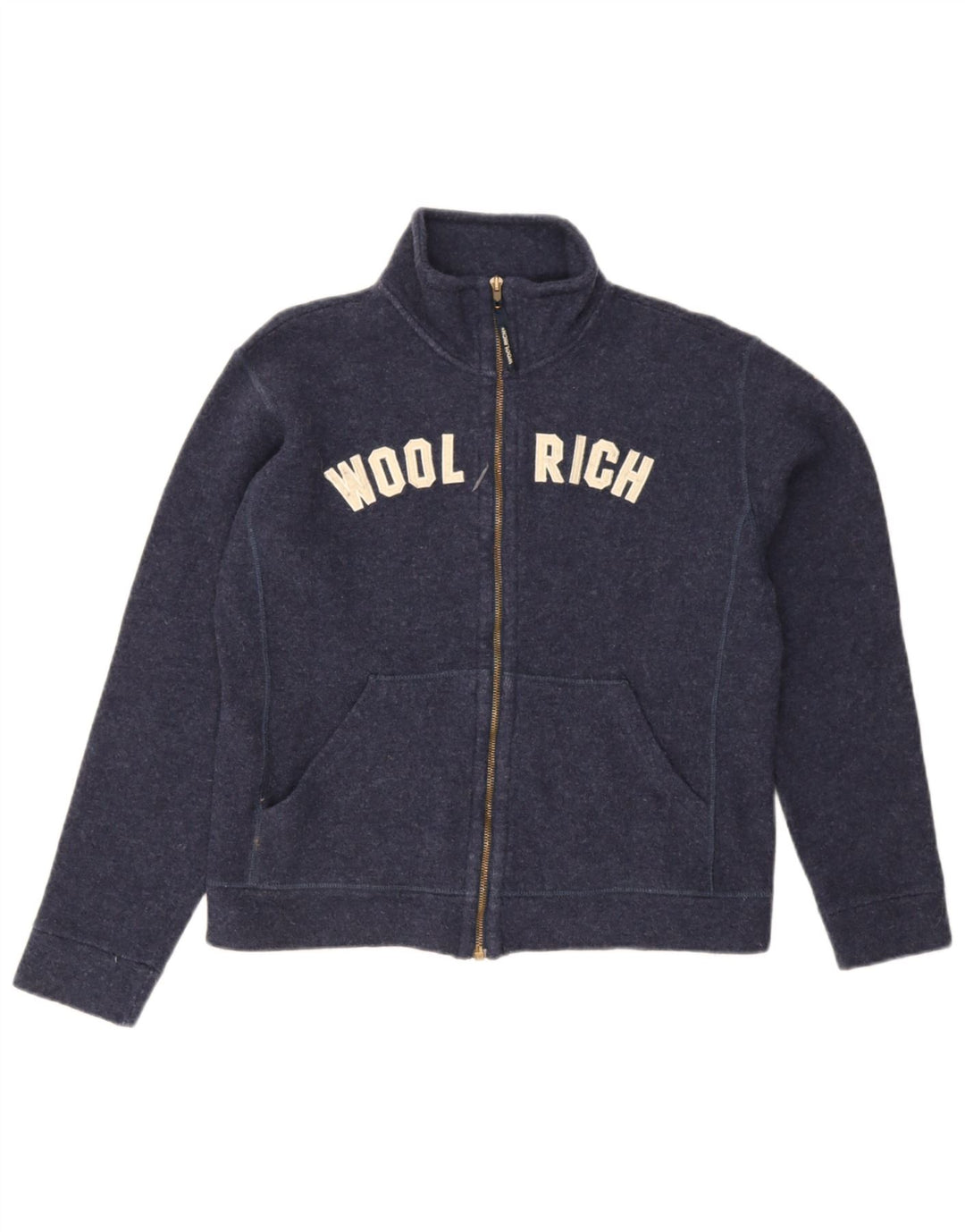 Woolrich Boys Graphic αθλητική φόρμα Top μπουφάν 11-12 ετών Navy Blue Wool