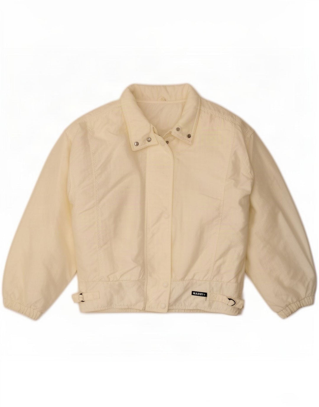 Vintage Γυναικείο Bomber Jacket UK 14 Large White