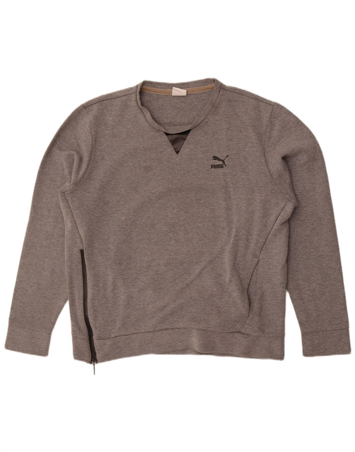 Ανδρικό γραφικό φούτερ Puma Jumper XL Γκρι βαμβακερό