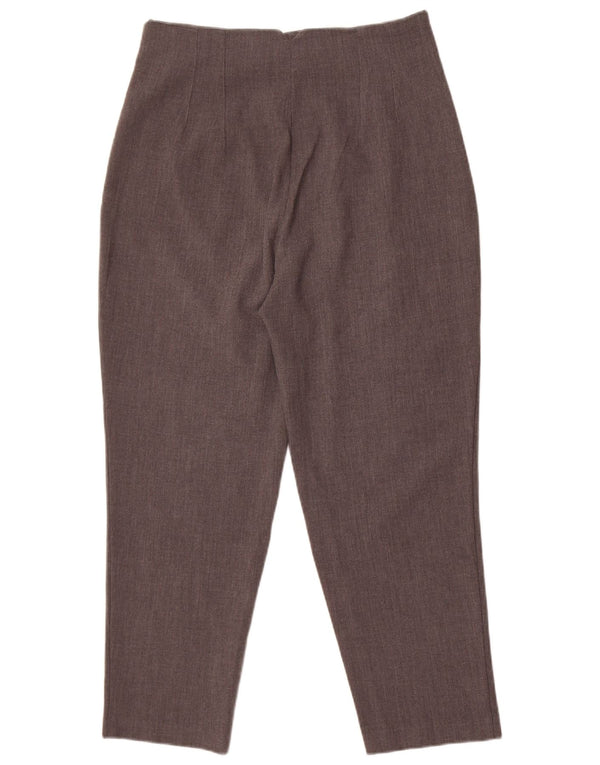 Zara Womens Tapered Chino Trousers Large W30 L26 Grey Polyester