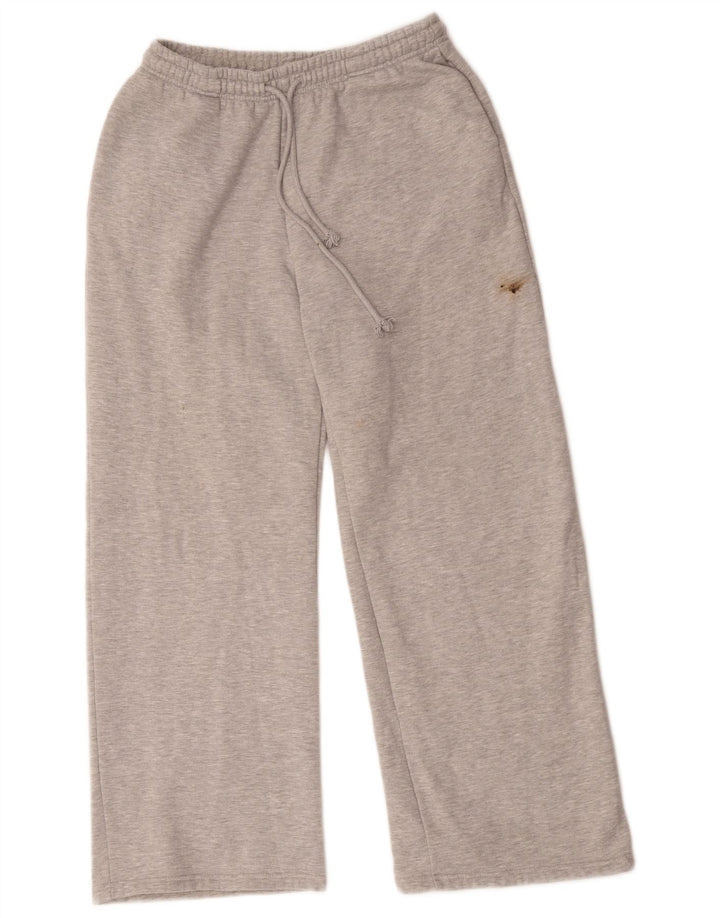 Zara γυναικεία φόρμα παντελόνια UK 14 Large Grey Flecked Polyester