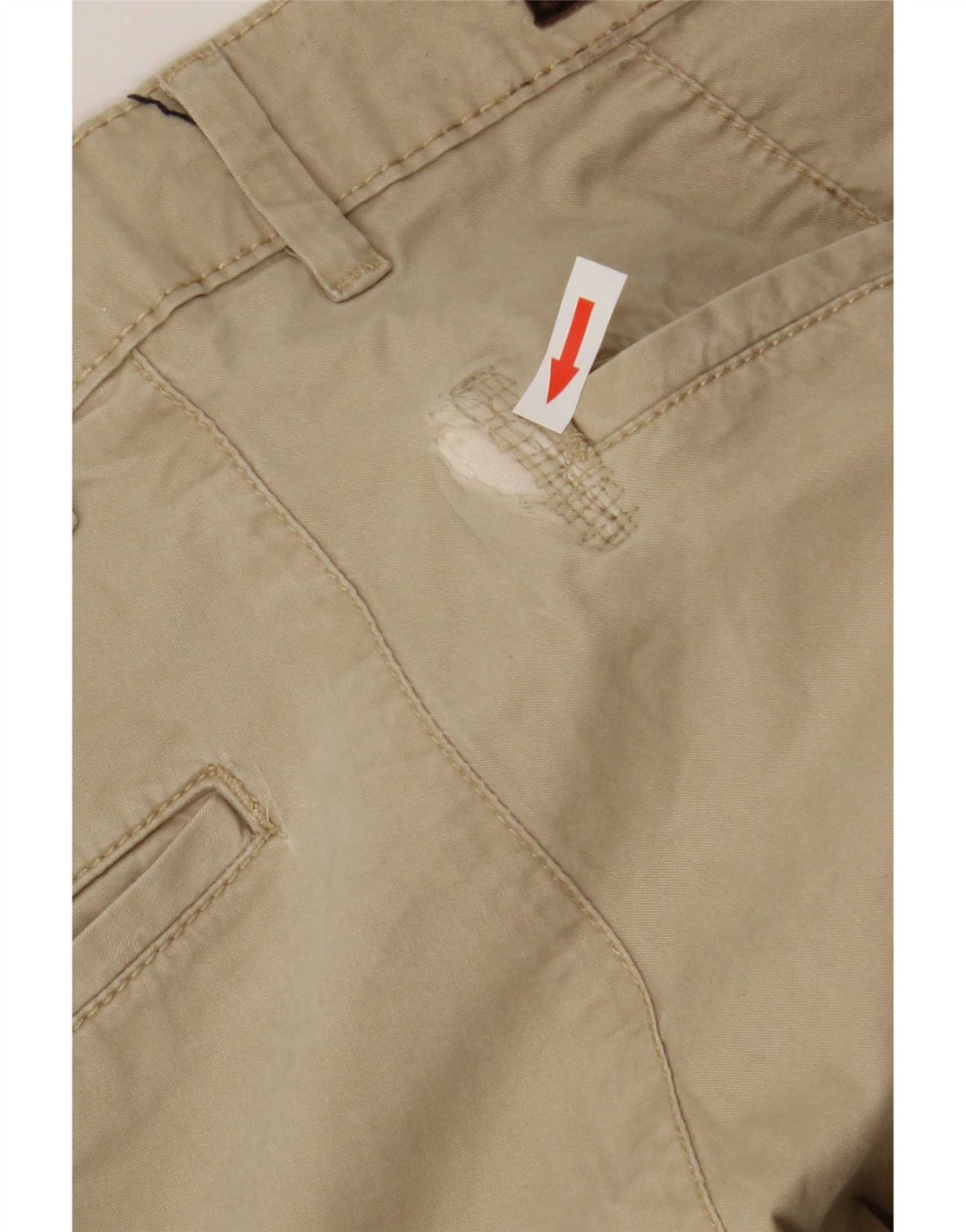 Zara Ανδρικό παντελόνι Chino Slim EU 40 Medium W34 L32 Beige