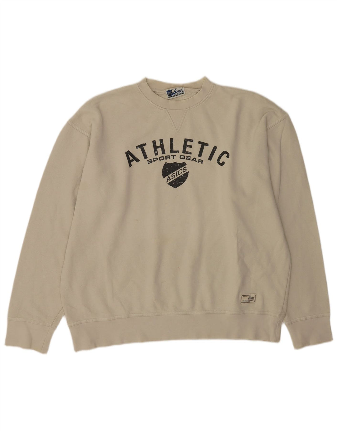 Ανδρικό γραφικό φούτερ Asics Jumper 2XL Beige