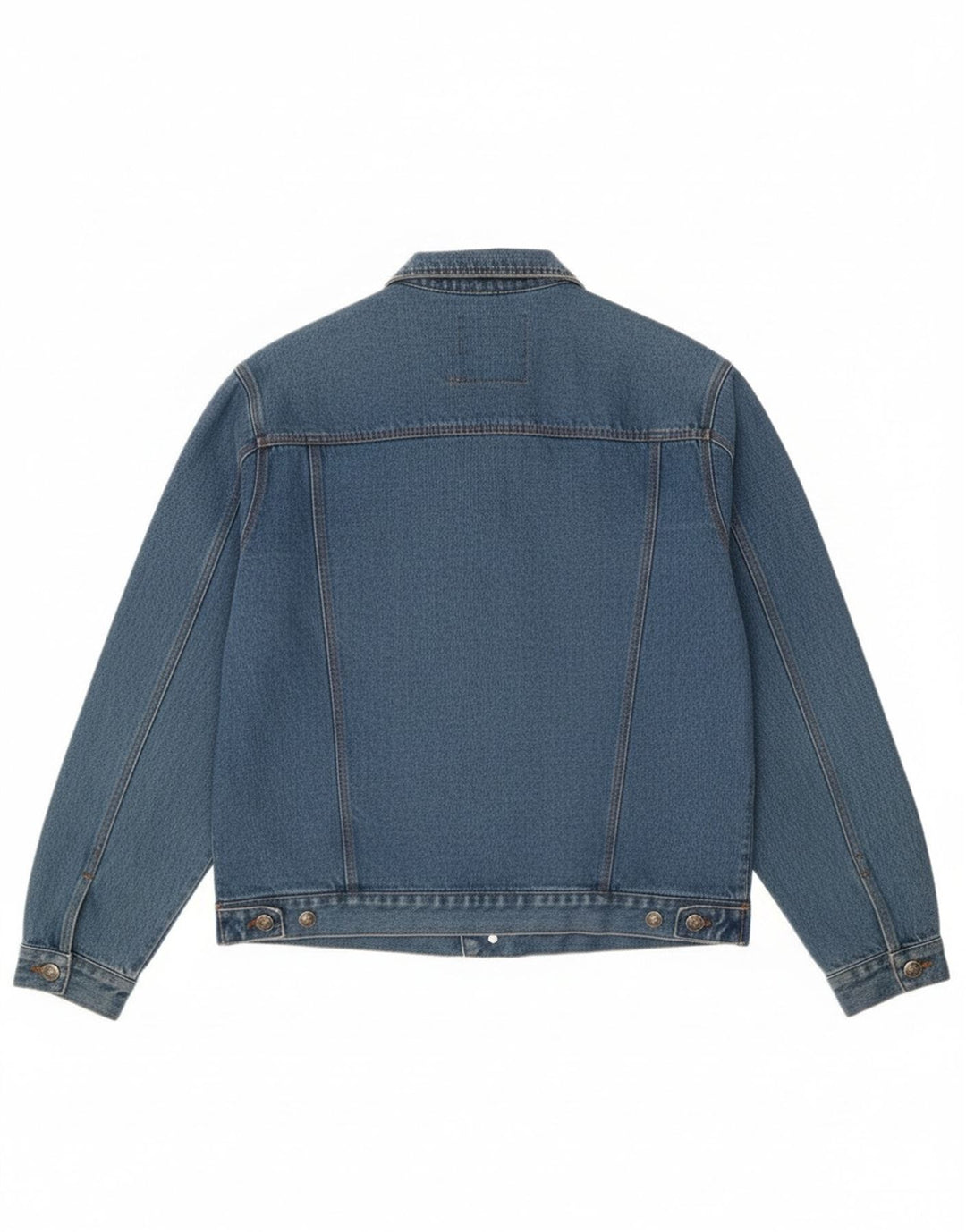 Vintage Ανδρικό Τζιν Μπουφάν UK 42 XL Blue Cotton Classic