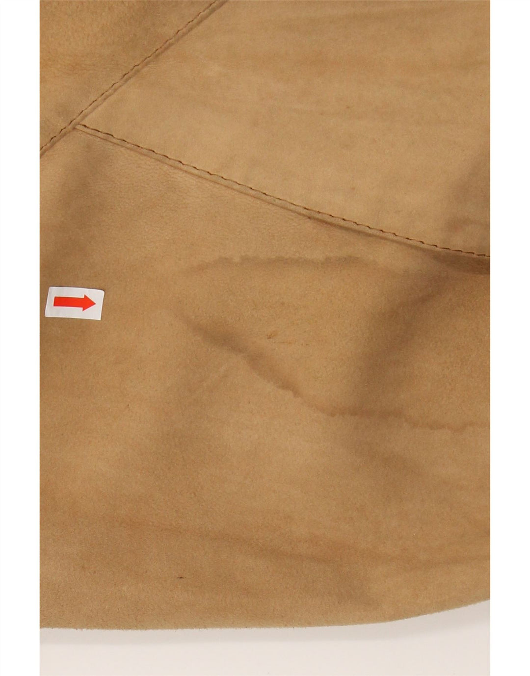 VINTAGE Ανδρικό Suede Bomber Jacket UK 38 Medium Beige