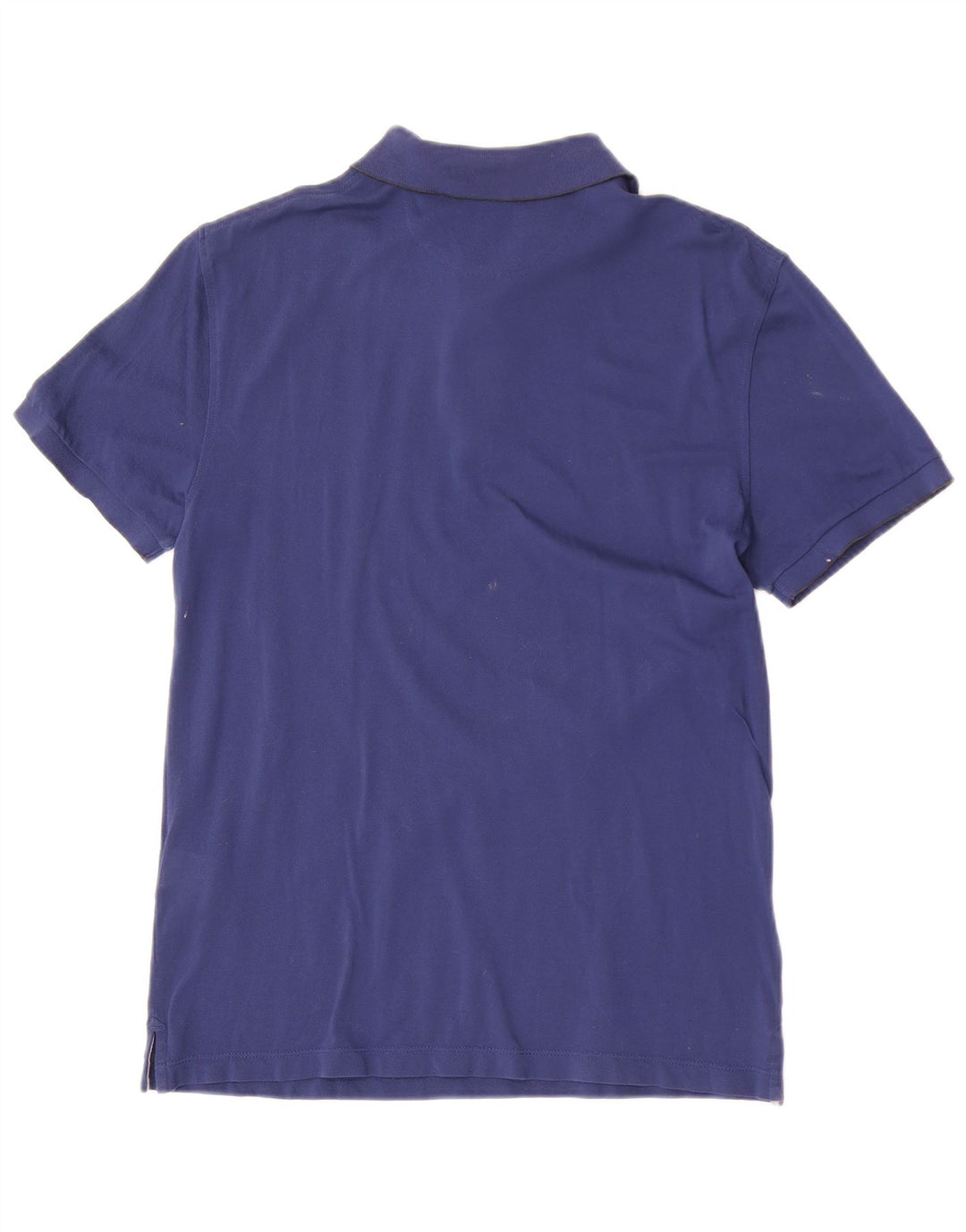 Ανδρικό μπλουζάκι πόλο Hackett Slim Fit, μεσαίο μπλε βαμβακερό