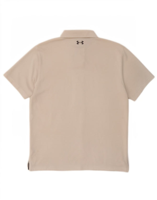 Under Armour Ανδρικό πουκάμισο Polo Large White Polyester Sports