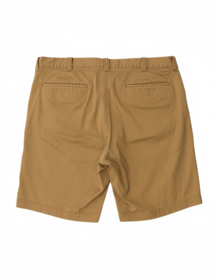 J. CREW Mens Chino Shorts W36 Large Beige Cotton