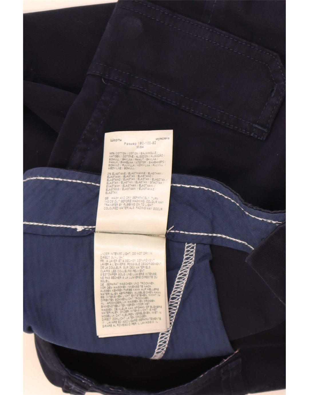 Ανδρικό σορτς Wrangler Casey Cargo W33 Βαμβακερό μεσαίο Navy Blue