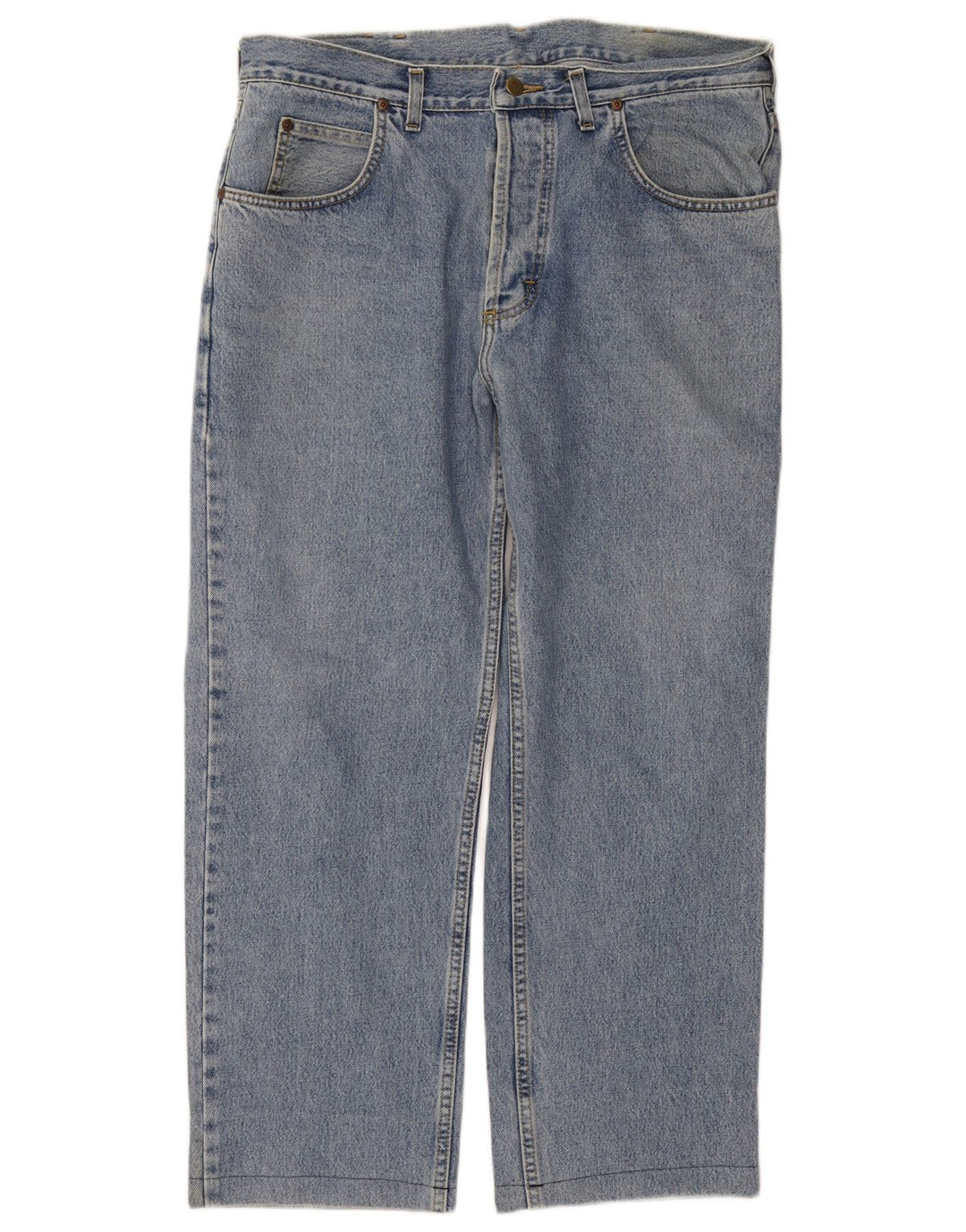 Lee Mens Chicago Straight Jeans W38 L27 Blue Cotton