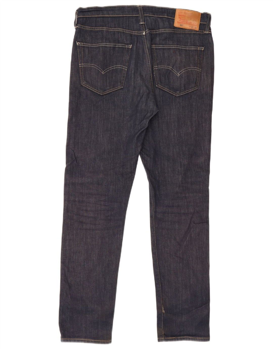 Levi's Mens 522 Straight Jeans W32 L32 Navy Blue Cotton