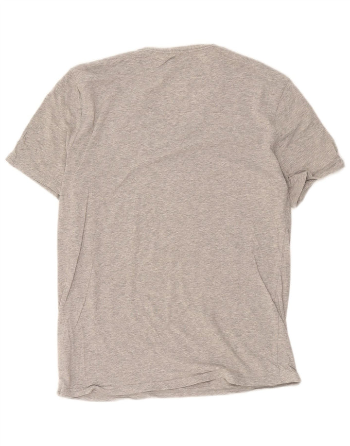 Ανδρικό T-Shirt Adidas Top μεγάλο γκρι βαμβακερό