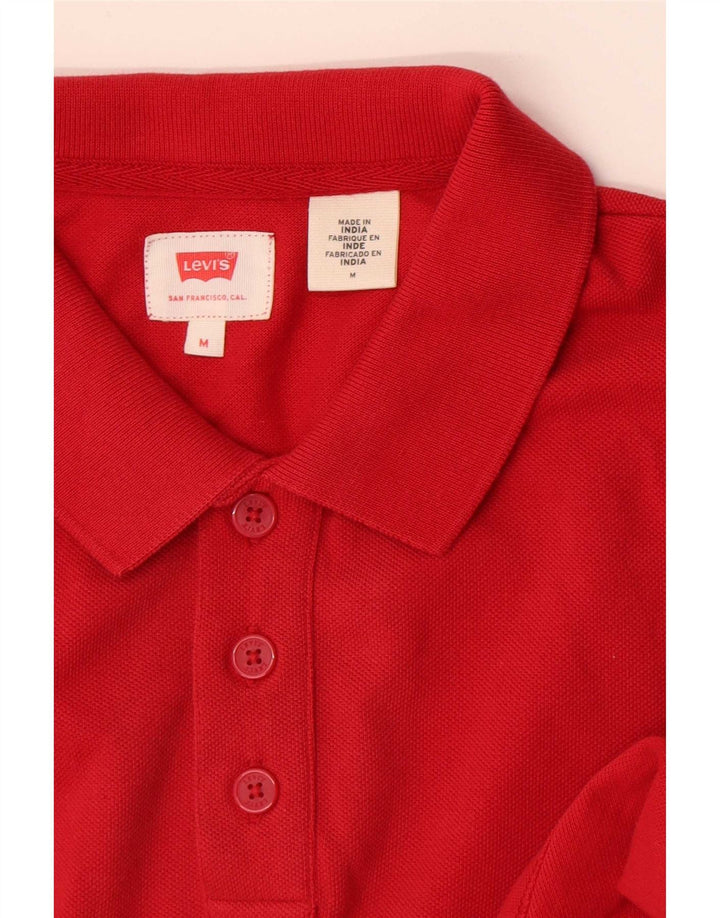 Ανδρικό πουκάμισο πόλο Levi's μεσαίο κόκκινο