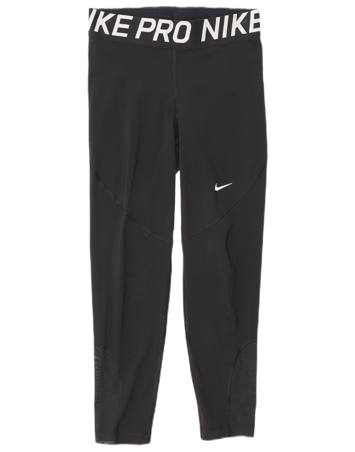 Γυναικεία γραφικά κολάν Nike Small Black Polyester Sports