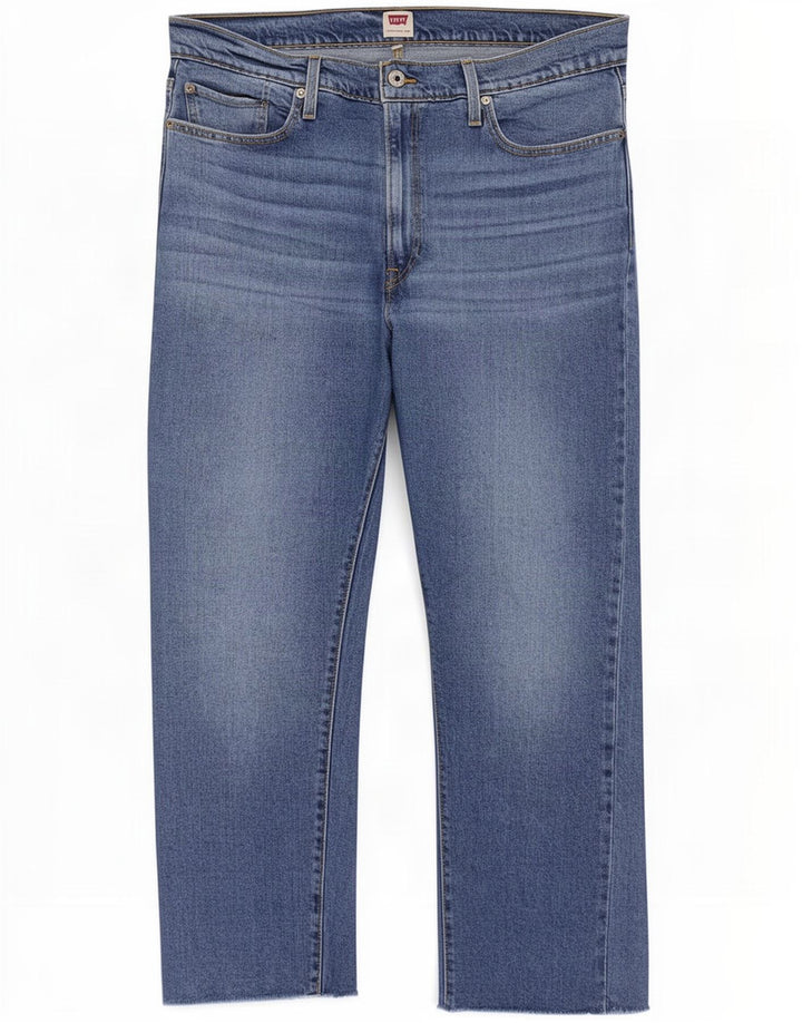 Γυναικείο τζιν ίσιο Levi's W34 L27 Μπλε βαμβακερό
