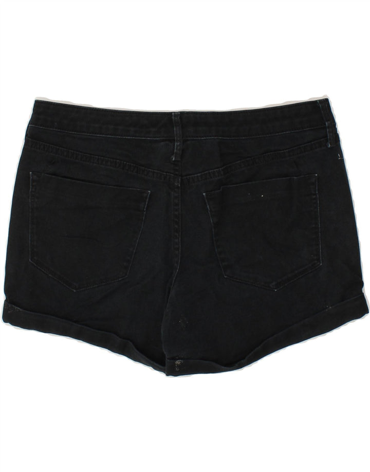 MOSSIMO Womens Mid Rise Denim Shorts US 6 Medium W28  Navy Blue Cotton Vintage Mossimo and Second-Hand Mossimo from Messina Hembry 
