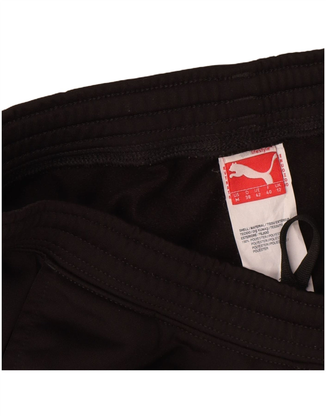 Γυναικεία αθλητική φόρμα Puma Παντελόνι UK 12 Μεσαίου Μαύρου Πολυεστέρα