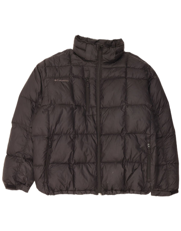 Ανδρικό μπουφάν με επένδυση Columbia UK 44 2XL μαύρο νάιλον
