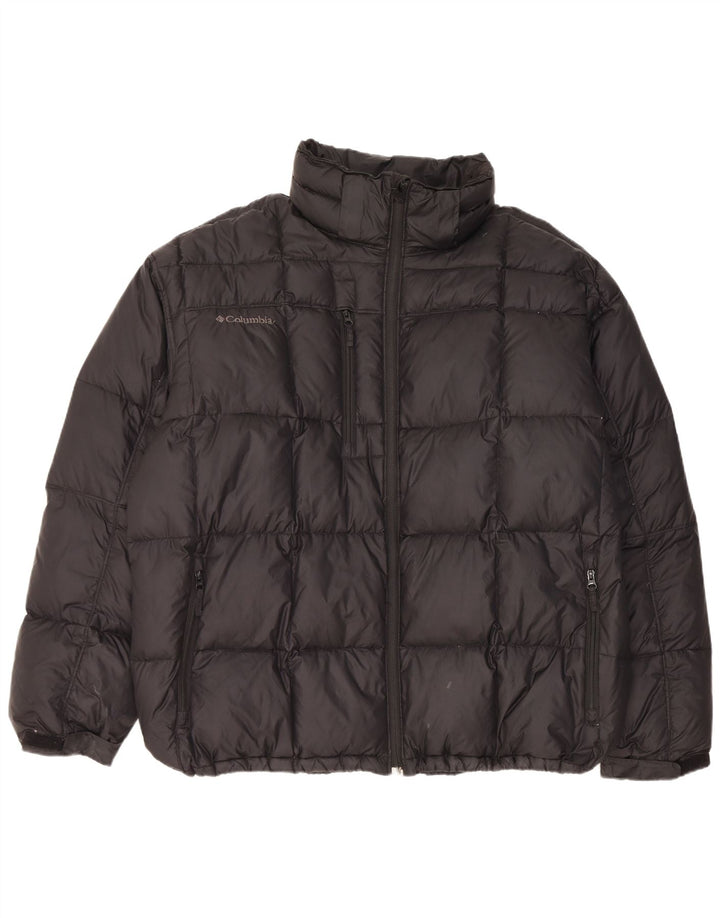 Ανδρικό μπουφάν με επένδυση Columbia UK 44 2XL μαύρο νάιλον