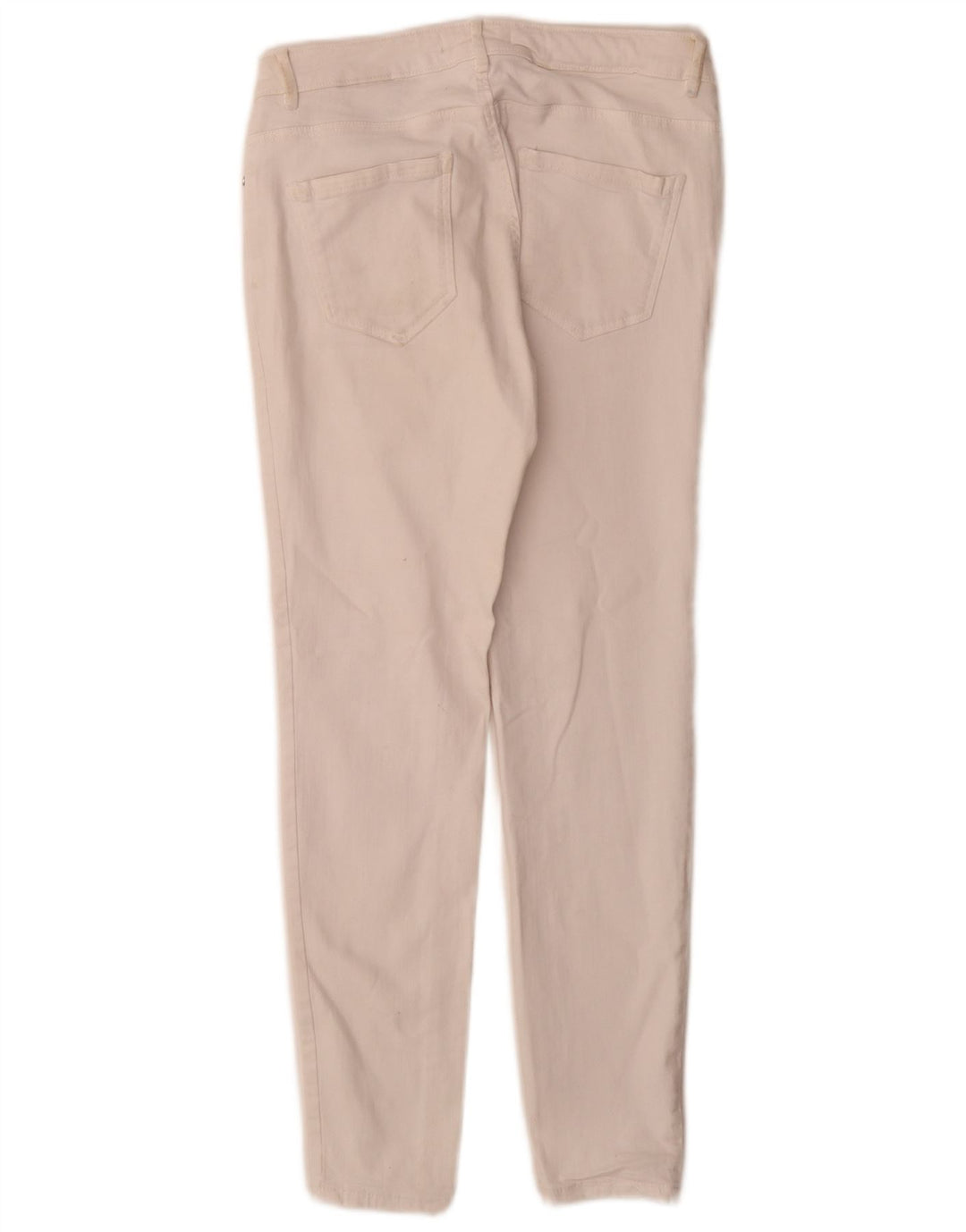 Zara Γυναικείο Slim Jeans EU 40 Medium W30 L28 Λευκό βαμβακερό
