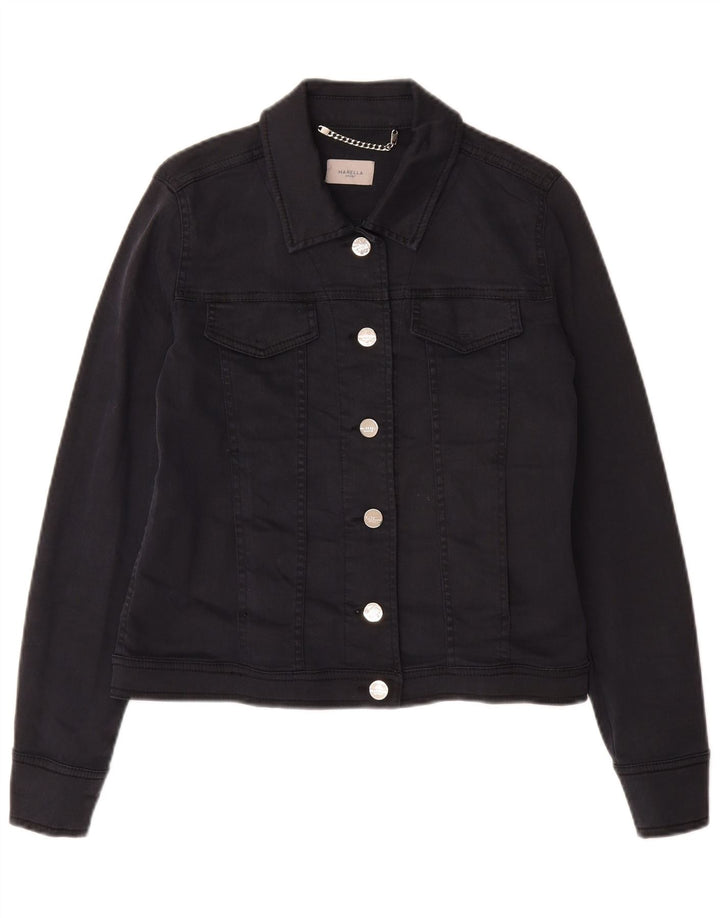 Γυναικείο τζιν μπουφάν MARELLA UK 10 Small Navy Blue