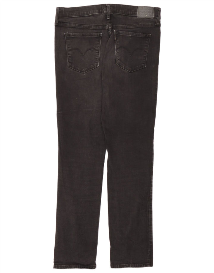 Levi's Womens 312 Shaping Slim Jeans W31 L30 Μαύρο βαμβακερό