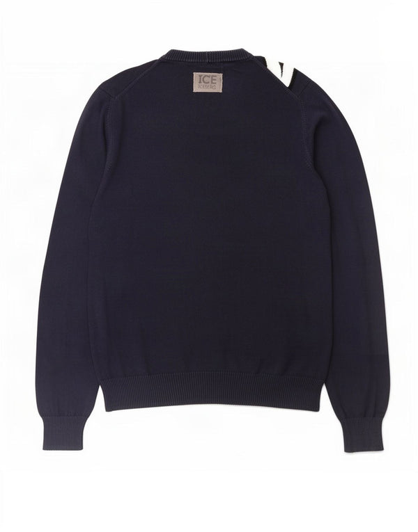 Πουλόβερ Iceberg Mens Bugs Bunny Graphic Crew Neck Jumper Medium Navy Blue
