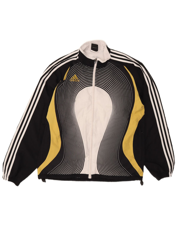 Ανδρική φόρμα γυμναστικής Adidas Top Jacket UK 40/42 Medium Black Colourblock