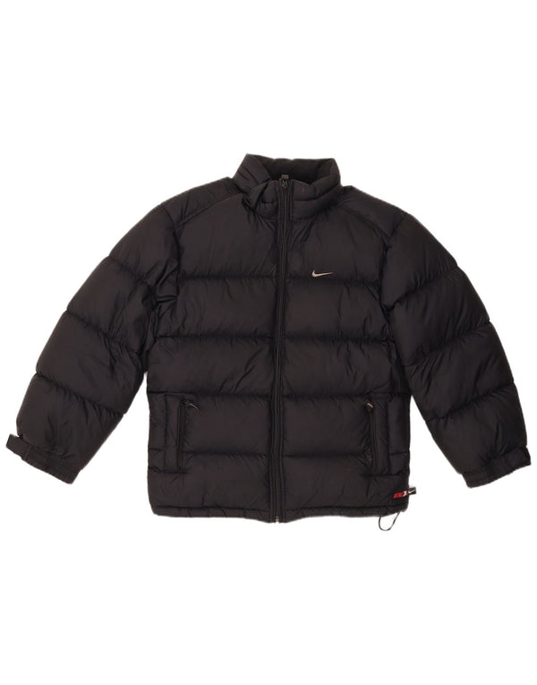Μπουφάν Nike Boys με κουκούλα με επένδυση 11-12 ετών Medium Navy Blue Nylon
