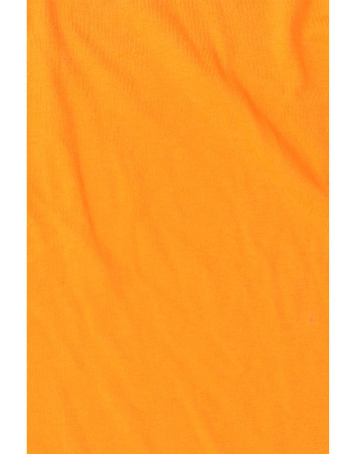 Ανδρικό γραφικό μπλουζάκι Champion Top Large Orange Colourblock