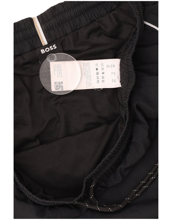 Ανδρικό αθλητικό σορτς Hugo Boss XL Μαύρο πολυεστέρα