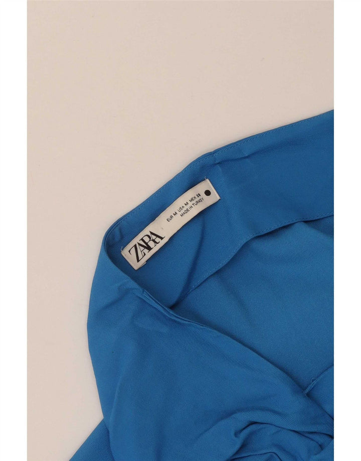 Zara Γυναικεία Midi ίσια φούστα Medium W30 Blue