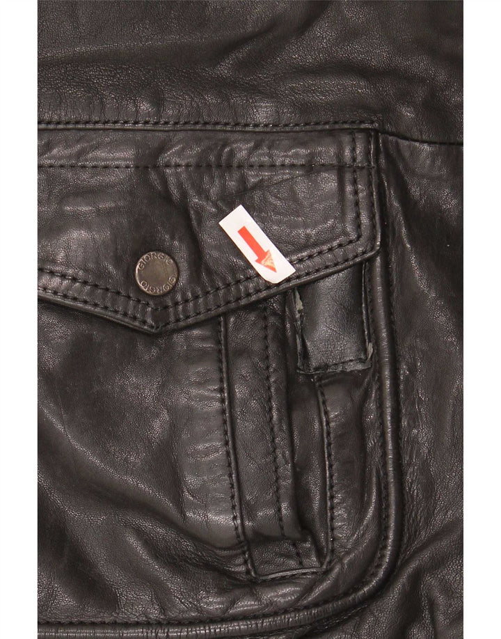 Vintage Ανδρικό Military Bomber Jacket UK 40 Large Black
