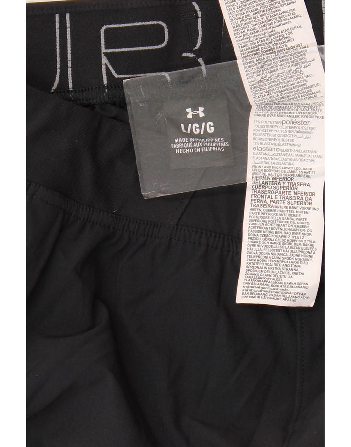 UNDER ARMOUR Ανδρικά γραφικά αθλητικά παντελόνια Joggers μεγάλο μαύρο πολυεστέρα